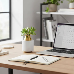 Elora Vase - Gold - Desk Planter - Open Box